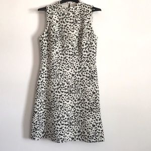 Loft sleeveless fully lined midi dress. Size 8
